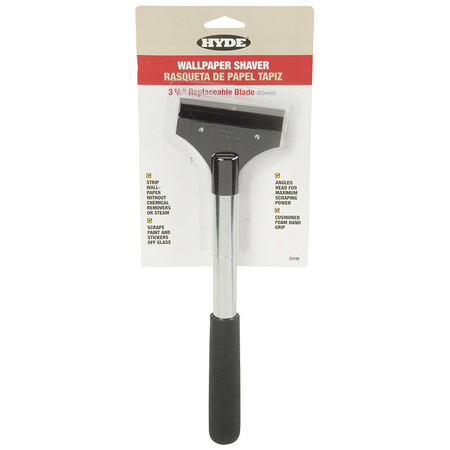 Hyde 3-1/4" Multi-Purpose Wallpaper Shaver/Scraper 33100